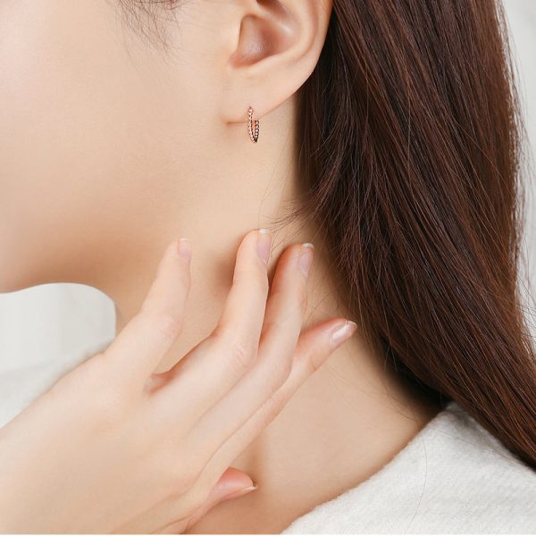CLUE - Alli Bubble Round One Touch Earrings on Sale - Image 2