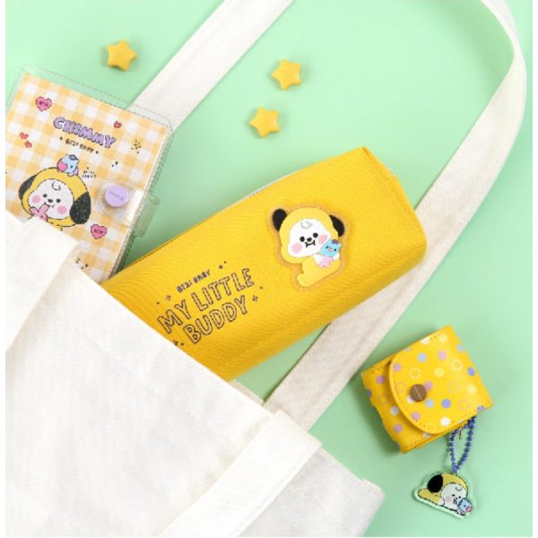 Monopoly X BT21- Twin Pocket Pen Pouch - Little Buddy Cheap - Image 4