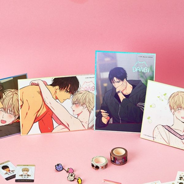No Love Zone x MOFUN - Illustration Colored Paper Set Of 4 Online Sale