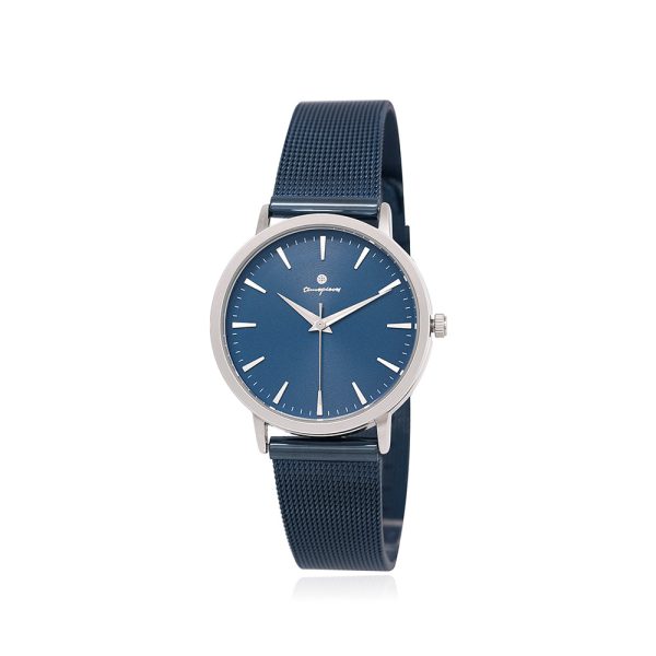 OST - Simple Metal Frame Couple Mesh Watch Fashion