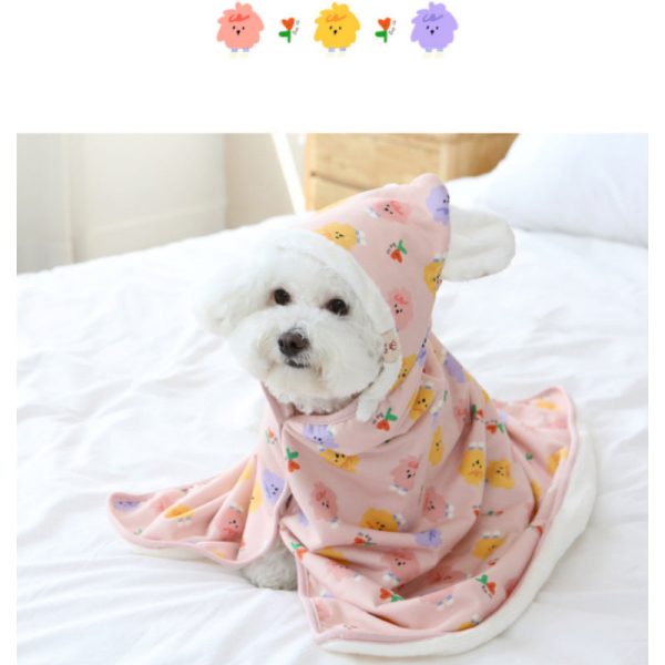 ITSDOG - Dog Cat Soft Bebe Hooded Winter Blanket Supply - Image 2